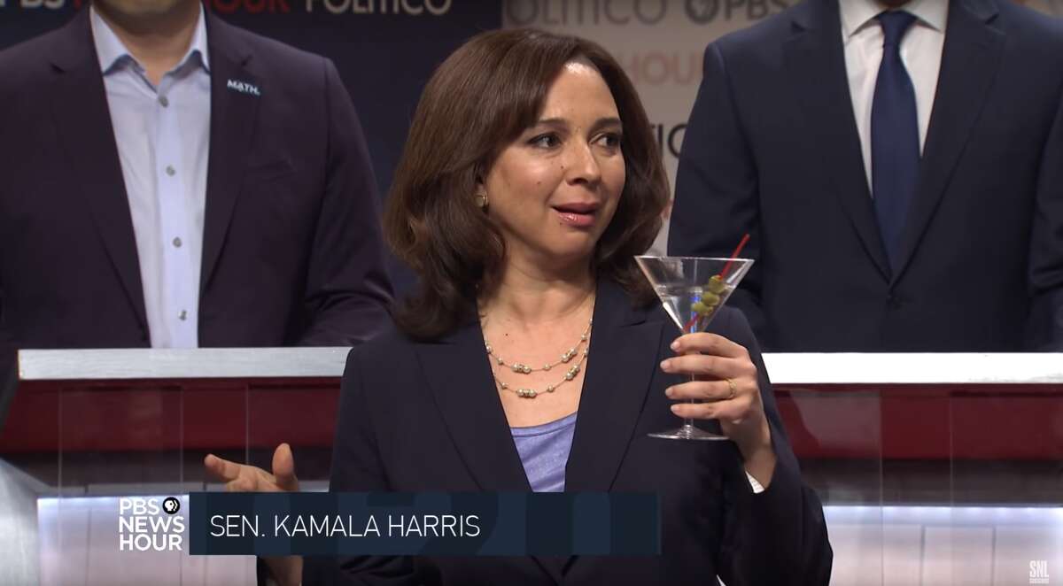 Maya Rudolph crashes the "Saturday Night Live" cold open on Dec. 21, 2019 as Senator Kamala Harris.