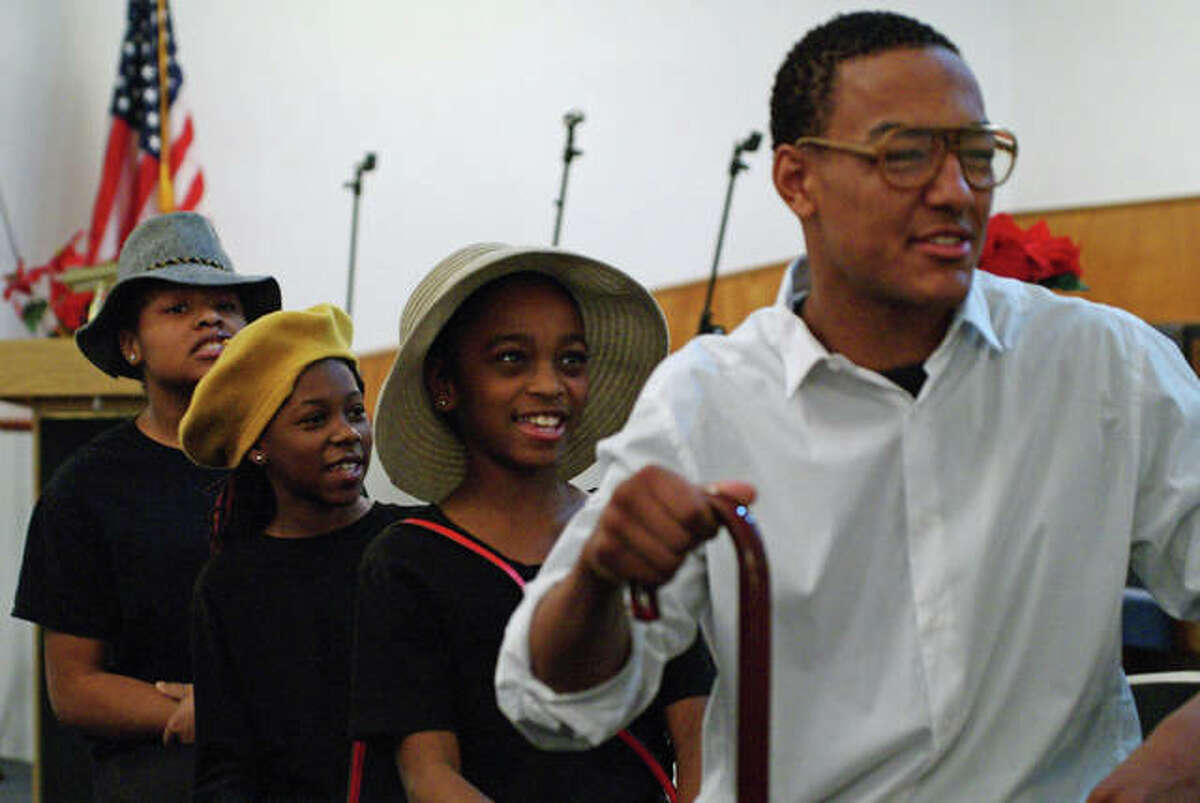 Members of the 3 Purple Coats Youth Troupe performed the skit, “What if Martin Luther King did not Dream” in 2018 during the 38th Annual Commemoration of the Rev. Dr. Martin Luther King Jr.’s life, sponsored by the Alton Branch NAACP. The Riverbend Choir also performed musical selections that had the crowd swaying and singing along, but the biggest applause went to the youth and their skit.