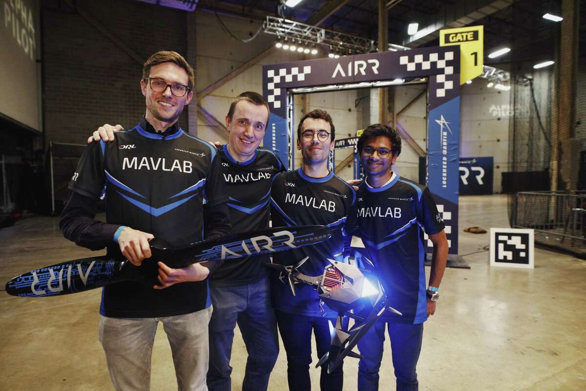 A Dutch team, Mavlab, won the inaugural Artificial Intelligence Robotic Racing Circuit, called AlphaPilot for short. They represented the Micro Air Vehicle Laboratory at the Delft University of Technology in the Netherlands, and their drone completed the Austin championship course in 12 seconds.
