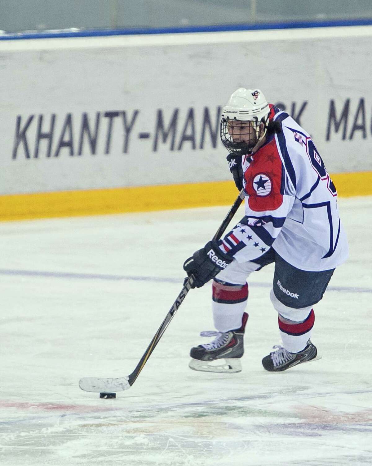Peter Gintoli of Shelton won a bronze medal last month at the 2015 Winter Deaflympics in Russia. Gintoli, a junior forward at Salve Regina University in Rhode Island, played on Team USA with his brother, Garrett.