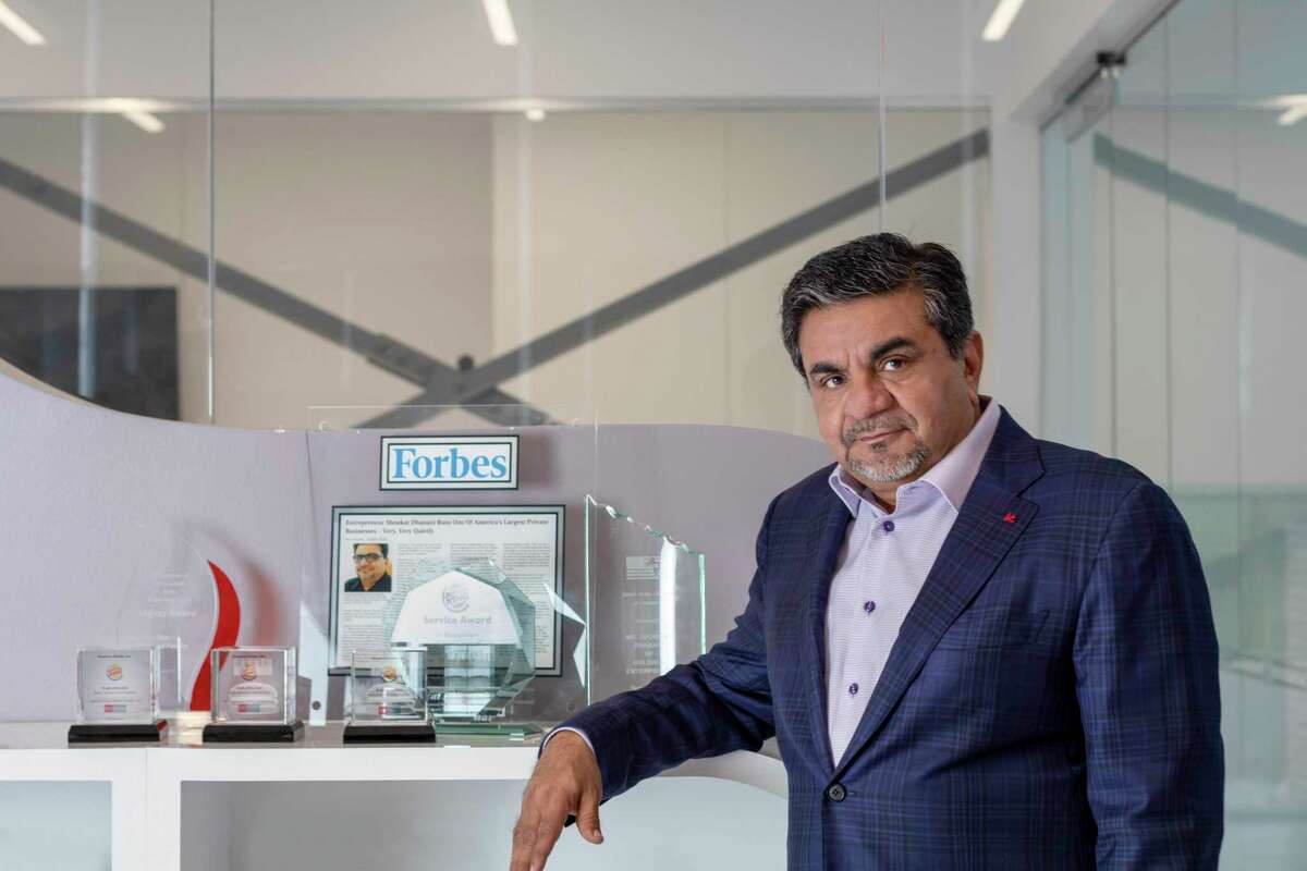 Shoukat Dhanani, CEO of the Dhanani Group, a Sugar Land-headquarted firm that owns 1,100 restaurants, 125 convenience stores, two multifamily developments and a wholesale fuel distributor. The company generates more than $2 billion in annual revenue.