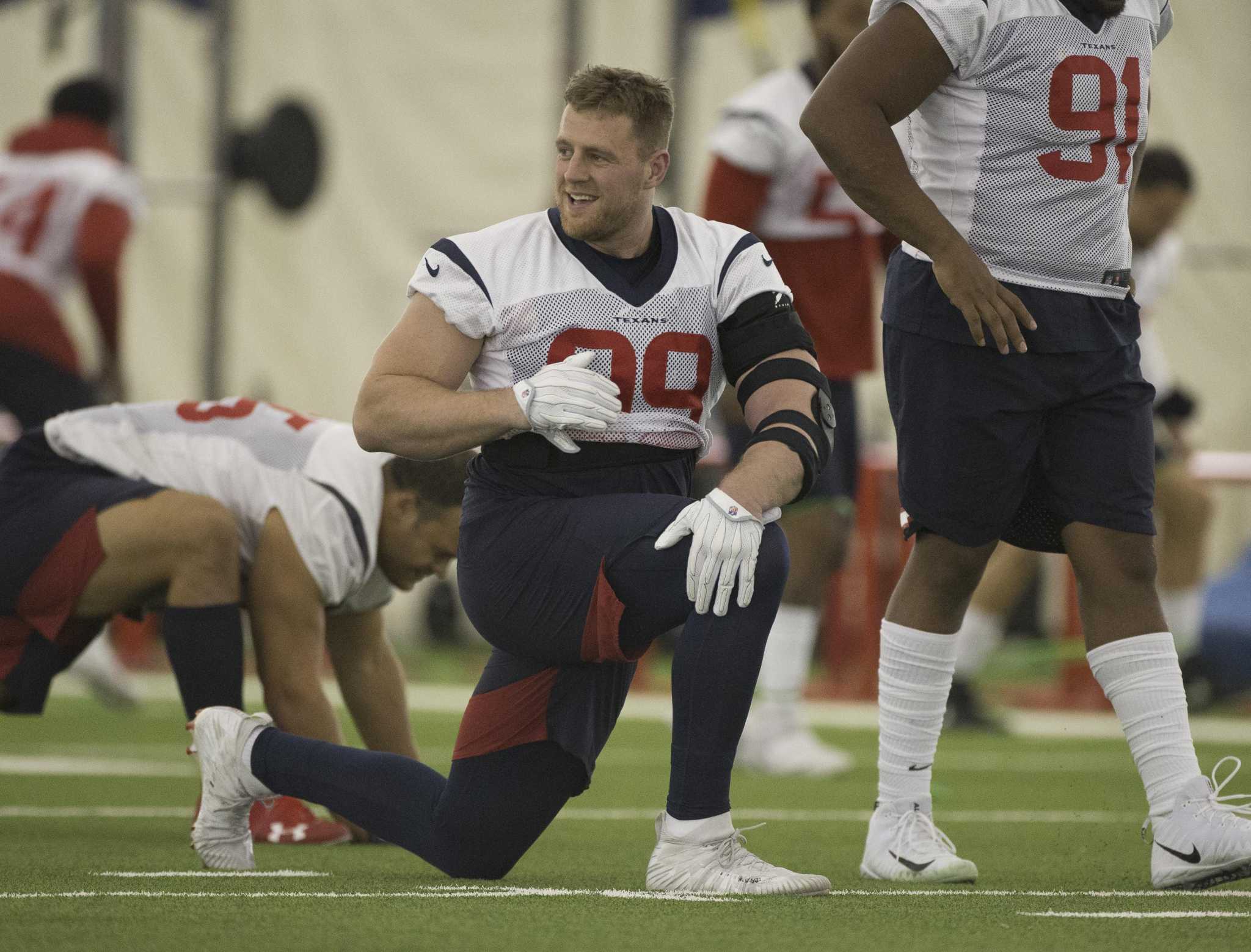 jj watt game used jersey