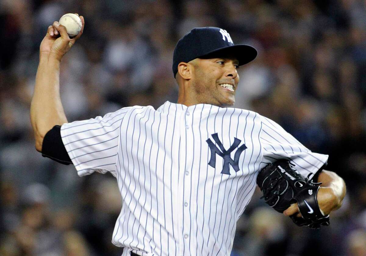Yankees reliever Mariano Rivera was the first player voted unanimously into the Baseball Hall of Fame.