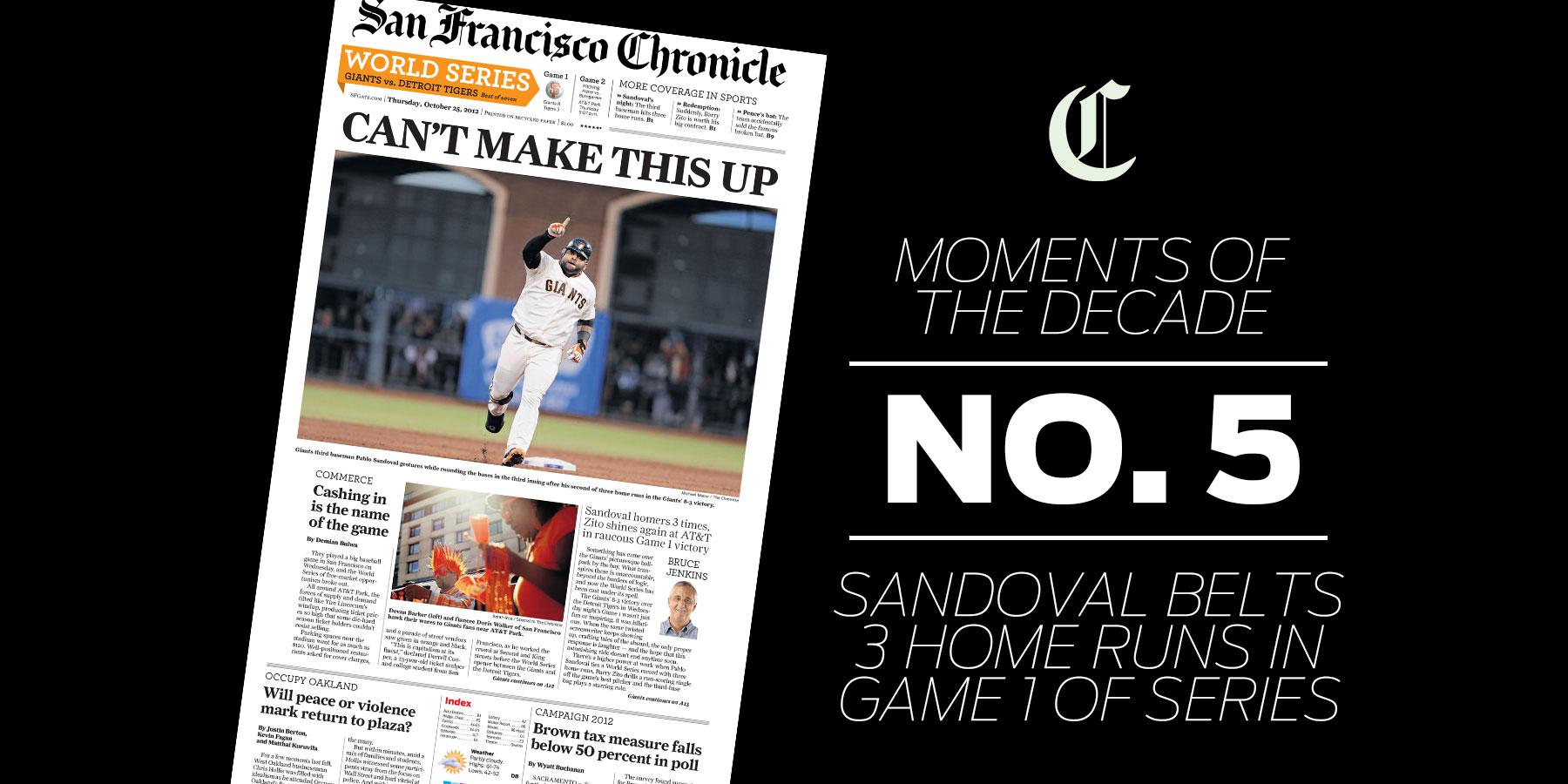 San Francisco Giants 2012 World Series S.F. Chronicle -  Israel