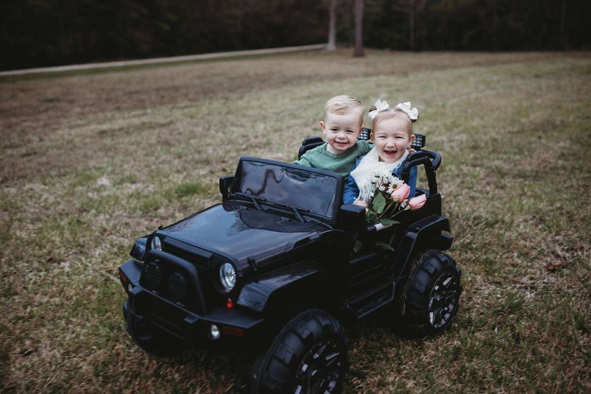 This little guy took his 'big boy' toy out for a spin, date — and the