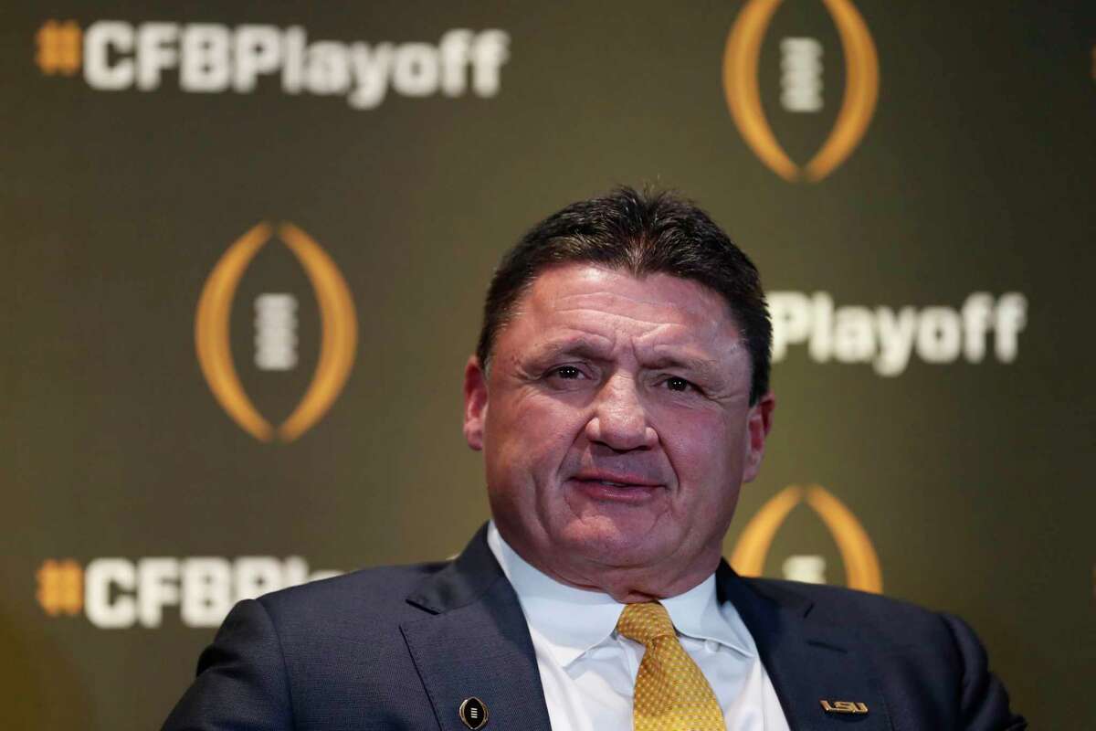 LSU football coach Ed Orgeron and Tiger Athletic Foundation added