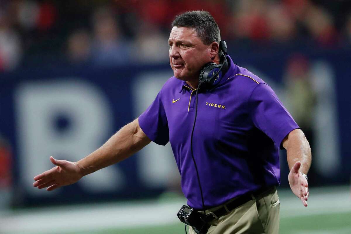 Lsus Ed Orgeron Named Walter Camp Coach Of The Year 6401