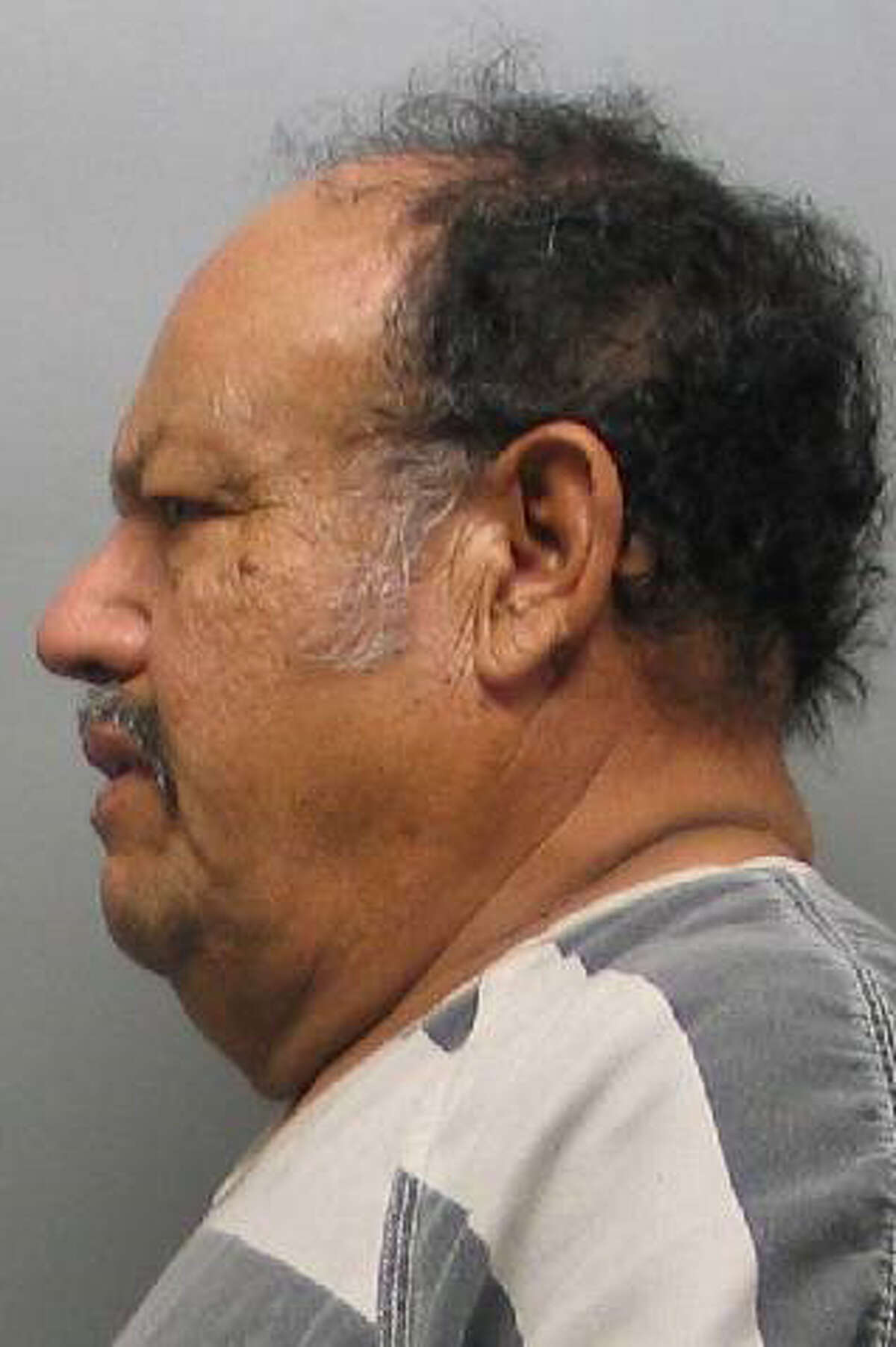 Rodolfo Dominguez Perez, 68, was arrested charged with a theft of property.