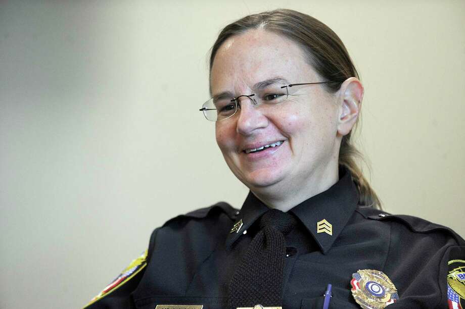 Lt. Heather Burnes of the Bethel Police Department. Photo Thursday, Oct. 25, 2018. Photo: Carol Kaliff / Hearst Connecticut Media / The News-Times