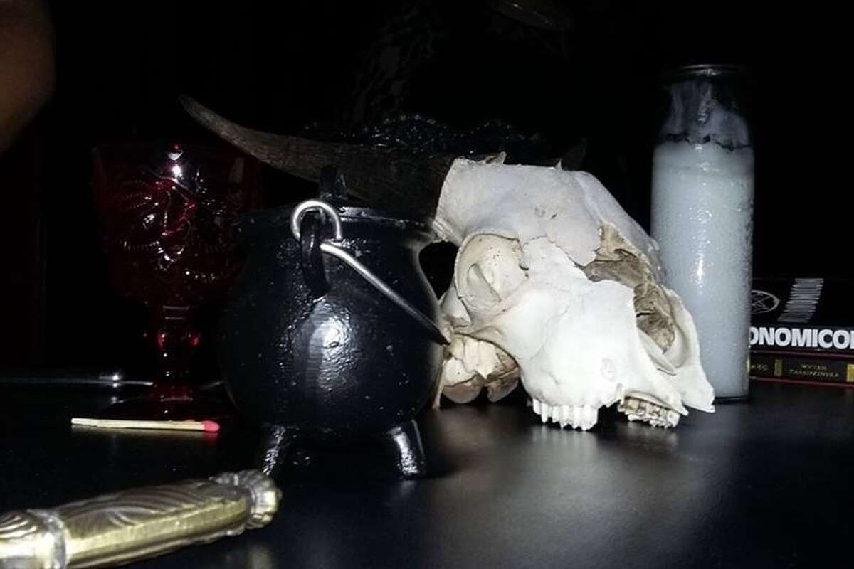 Images from various Satanic Bay Area meetups and events.
