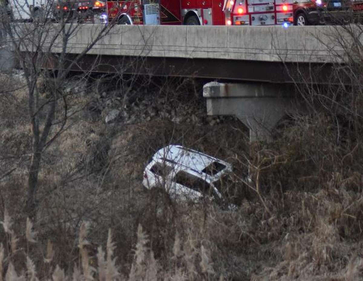 Emergency personnel from Edwardsville fire and police and Illinois State Police responded to a single-car crash on Friday afternoon.