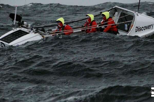 6 men are first group to cross icy Drake Passage to 