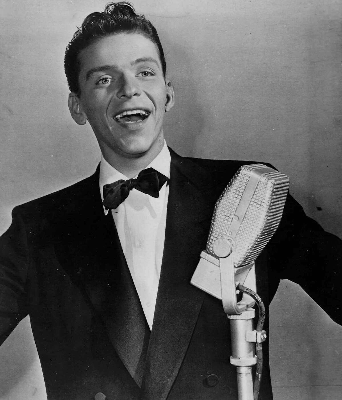 A youthful Frank Sinatra is shown in an undated file photograph. A letter believed to be from him to a Houston woman was found at a recent estate sale.
