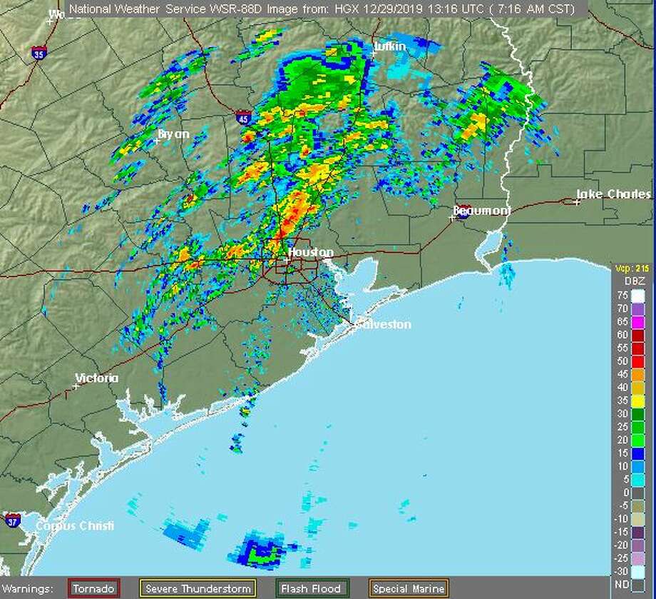 Stormy Sunday: Strong Thunderstorms Pushing Through The Houston Area ...