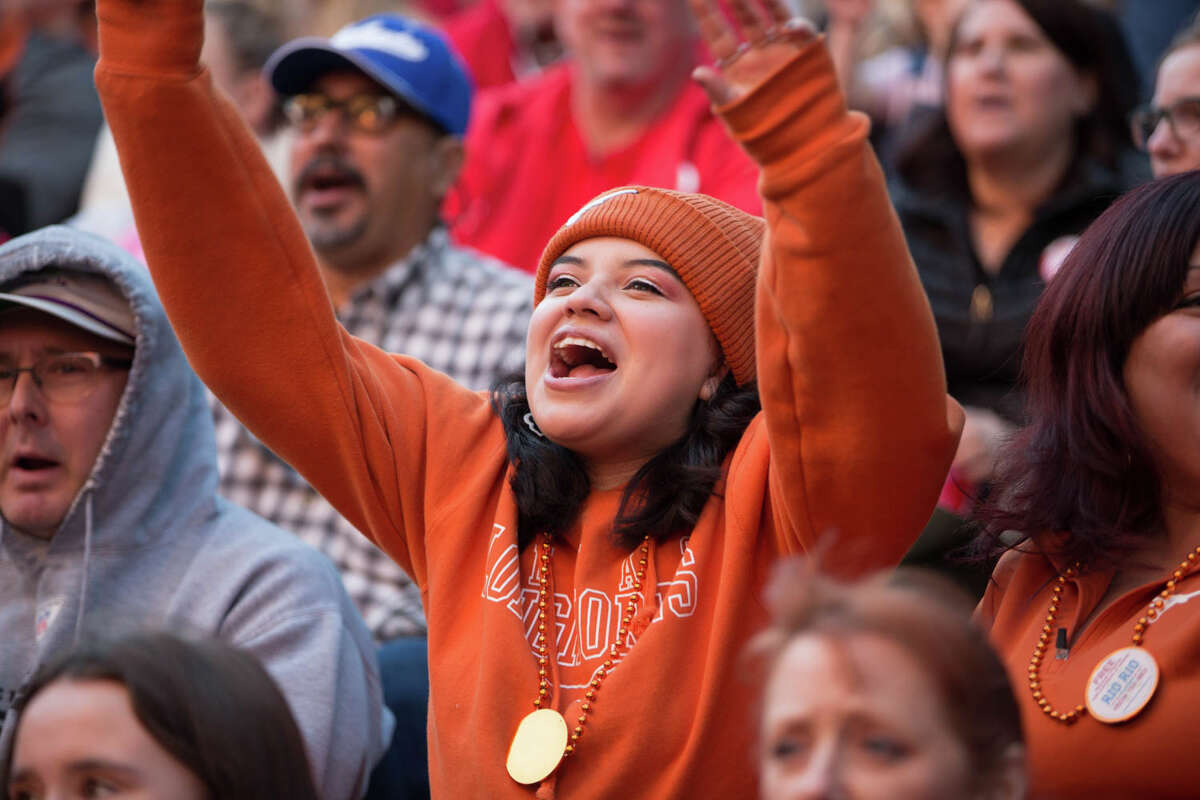 UT and Utah fans cheered on their teams at Rudy's Pep Rally in downtown San Antonio on Sunday, Dec. 29, 2019 ahead of Tuesday's Alamo Bowl.