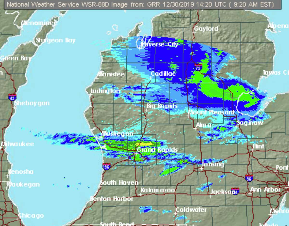 Meteorologists Snowfall to hit Big Rapids
