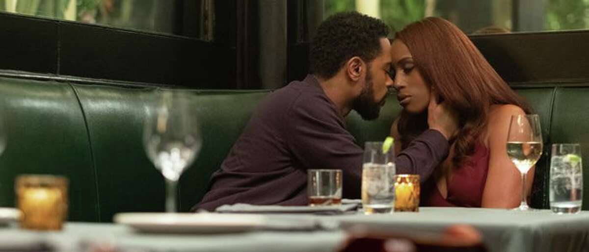 LaKeith Stanfield and Issa Rae in "The Photograph"
