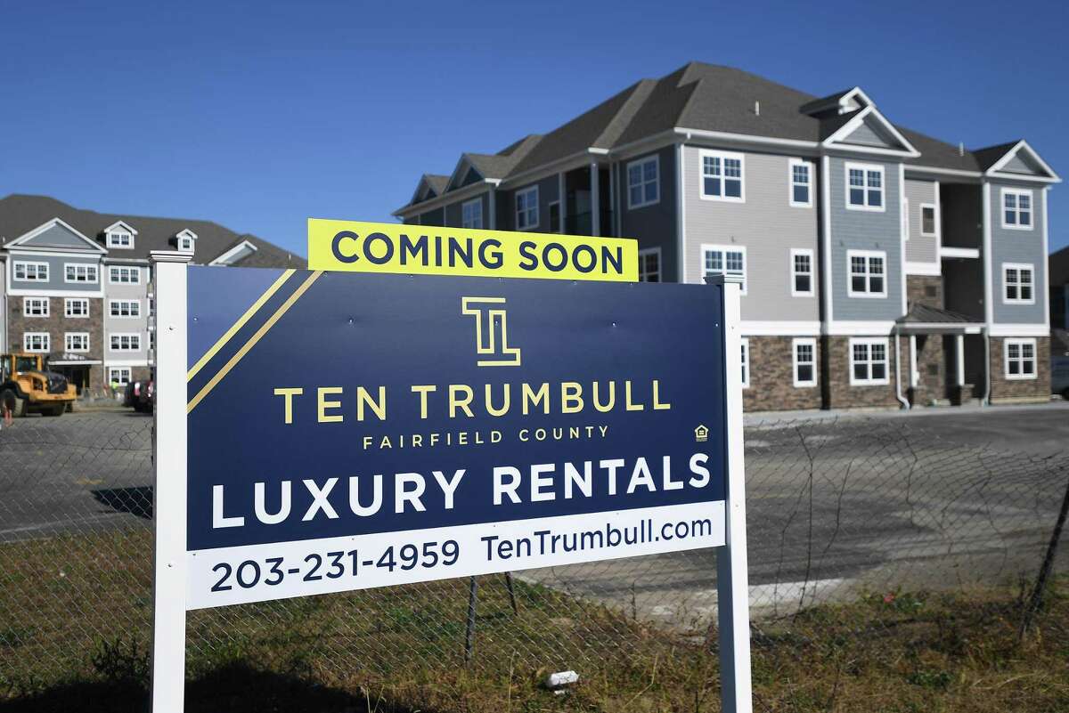 The Ten Trumbull apartment complex when it was under construction at 100 Oakview Drive in Trumbull, Conn. on Thursday, October 24, 2019.