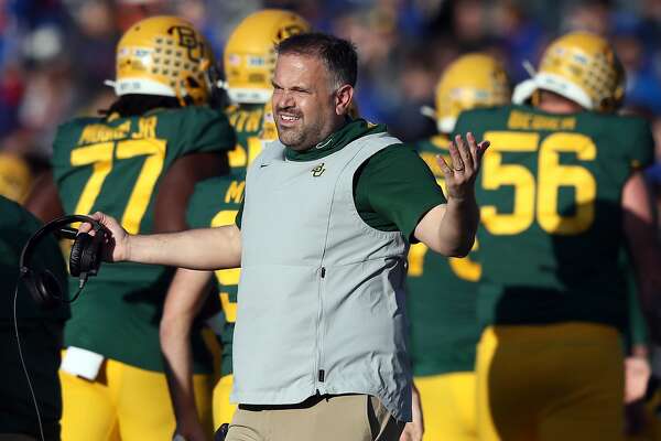 Matt Rhule Leaving Baylor For Panthers Job Houstonchronicle Com
