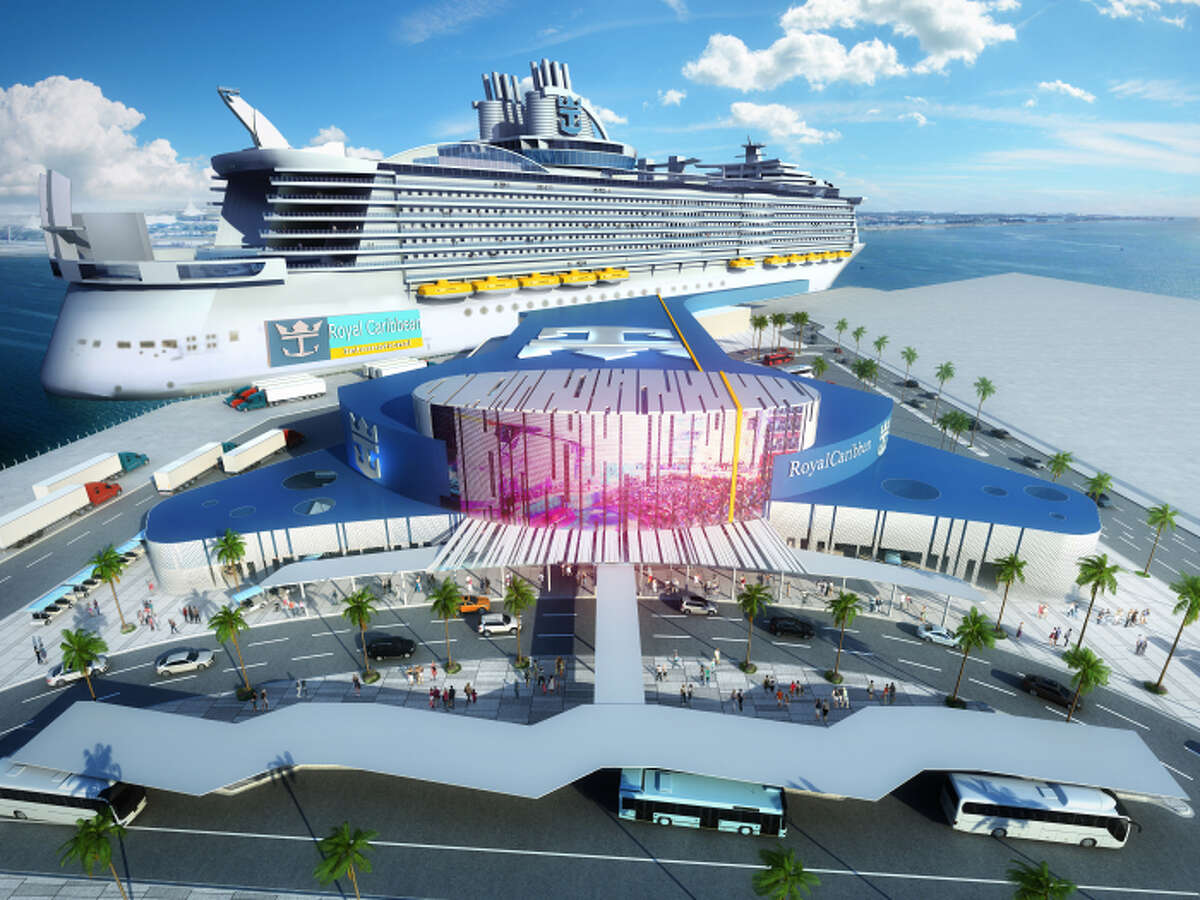Allure of the Seas, one of the world's largest cruise ships, to set