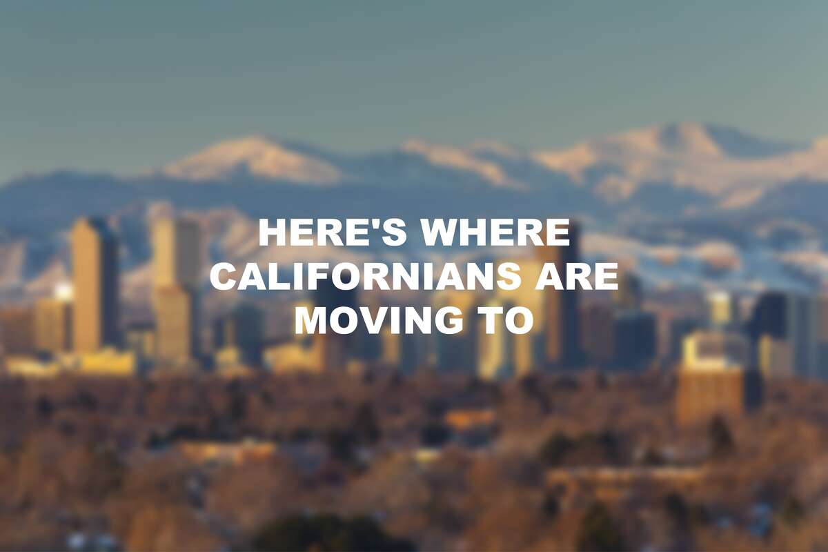 Here's where Californians are moving to, according to new report