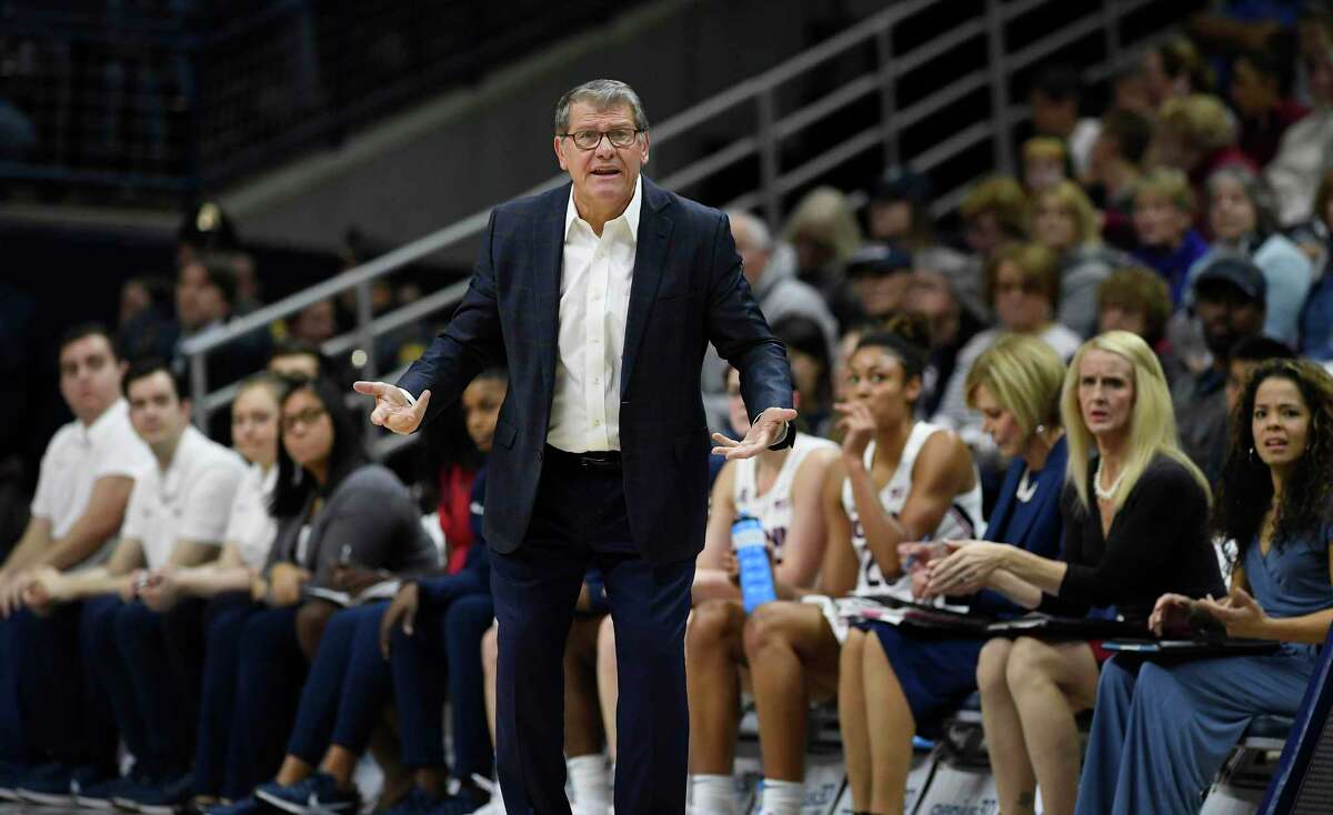 UConn coach Geno Auriemma will be back no the sideline on Thursday when the Huskies host Wichita State.
