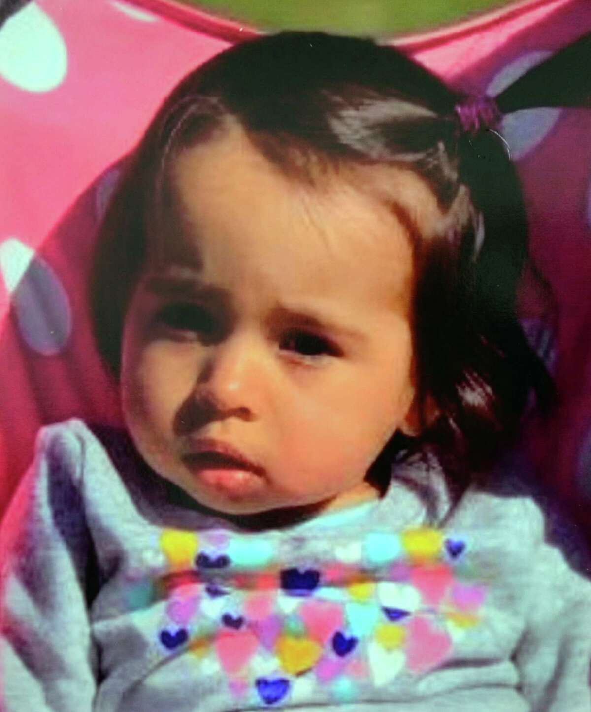 A photo of missing one-year-old Vanessa Morales is released by the Ansonia Police Department during a press conference held at Ansonia City Hall in Ansonia, Conn., on Tuesday Dec. 3, 2019. Morales is missing after the body of a woman police believe is the mother was found deceased at a home on Myrtle Avenue.