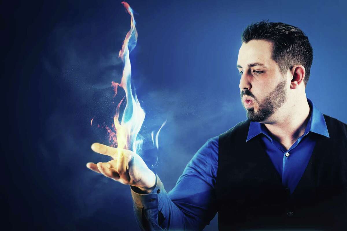 Webster magician Robby Bennett, who will perform Jan. 11-12 at Bay Area Harbour Playhouse in Dickinson, got his start in the craft while he was a kid who often had to stay at home because of illness and had a magic kit to play with.