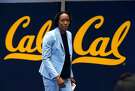Charmin Smith arrives for a news conference where she is formally introduced as the new head coach of the Cal Bears women's basketball team in Berkeley, Calif. on Tuesday, June 25, 2019. Smith replaces Lindsay Gottlieb, who left after eight seasons to become an assistant coach for the Cleveland Cavaliers.