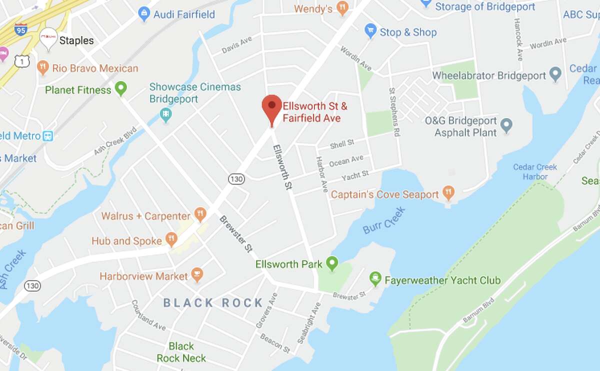 The intersection of Fairfield Avenue and Ellsworth Street in Bridgeport was the scene of a fatal crash involving a Honda CRV and a Chrysler minivan.