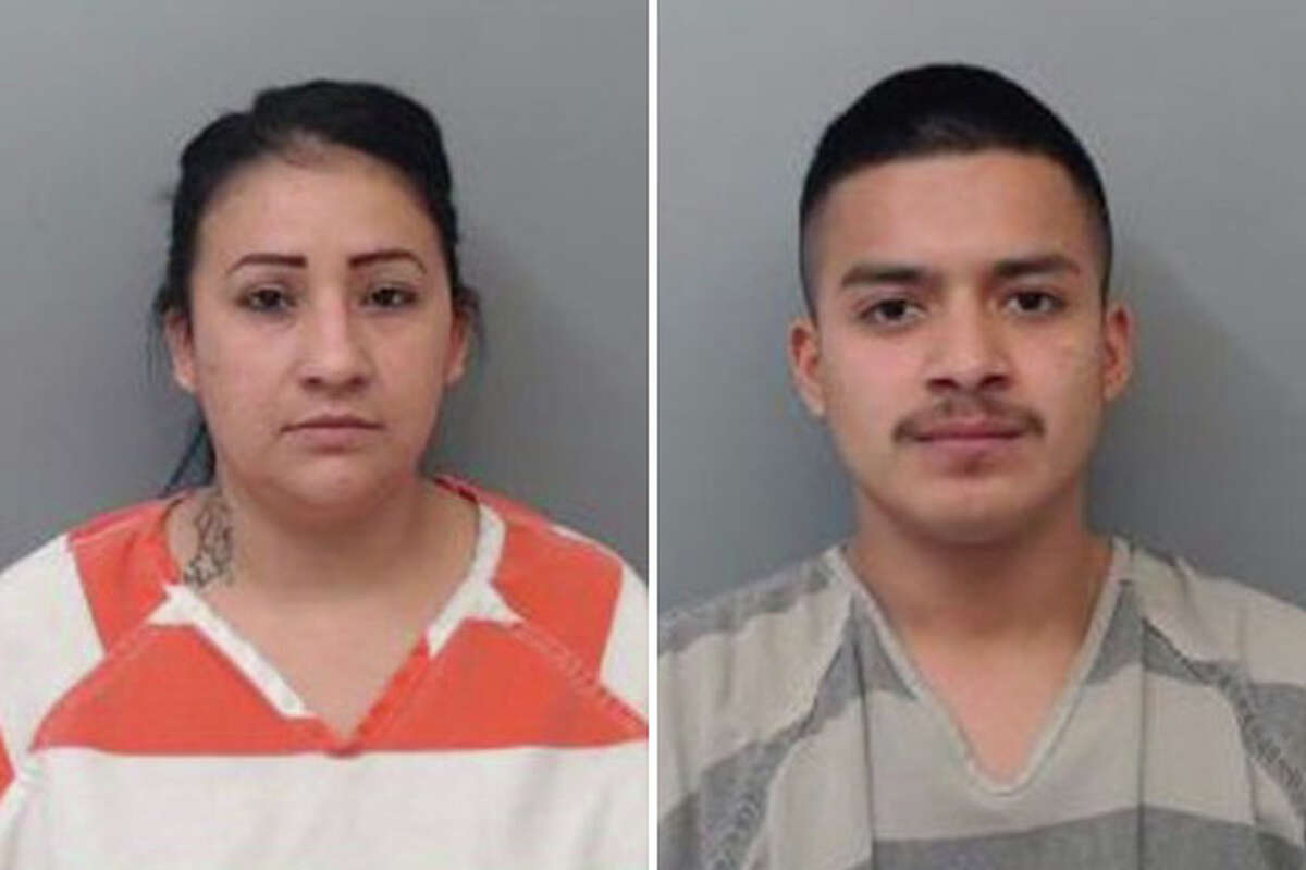 A routine traffic stop landed two people behind bars, according to Laredo police.