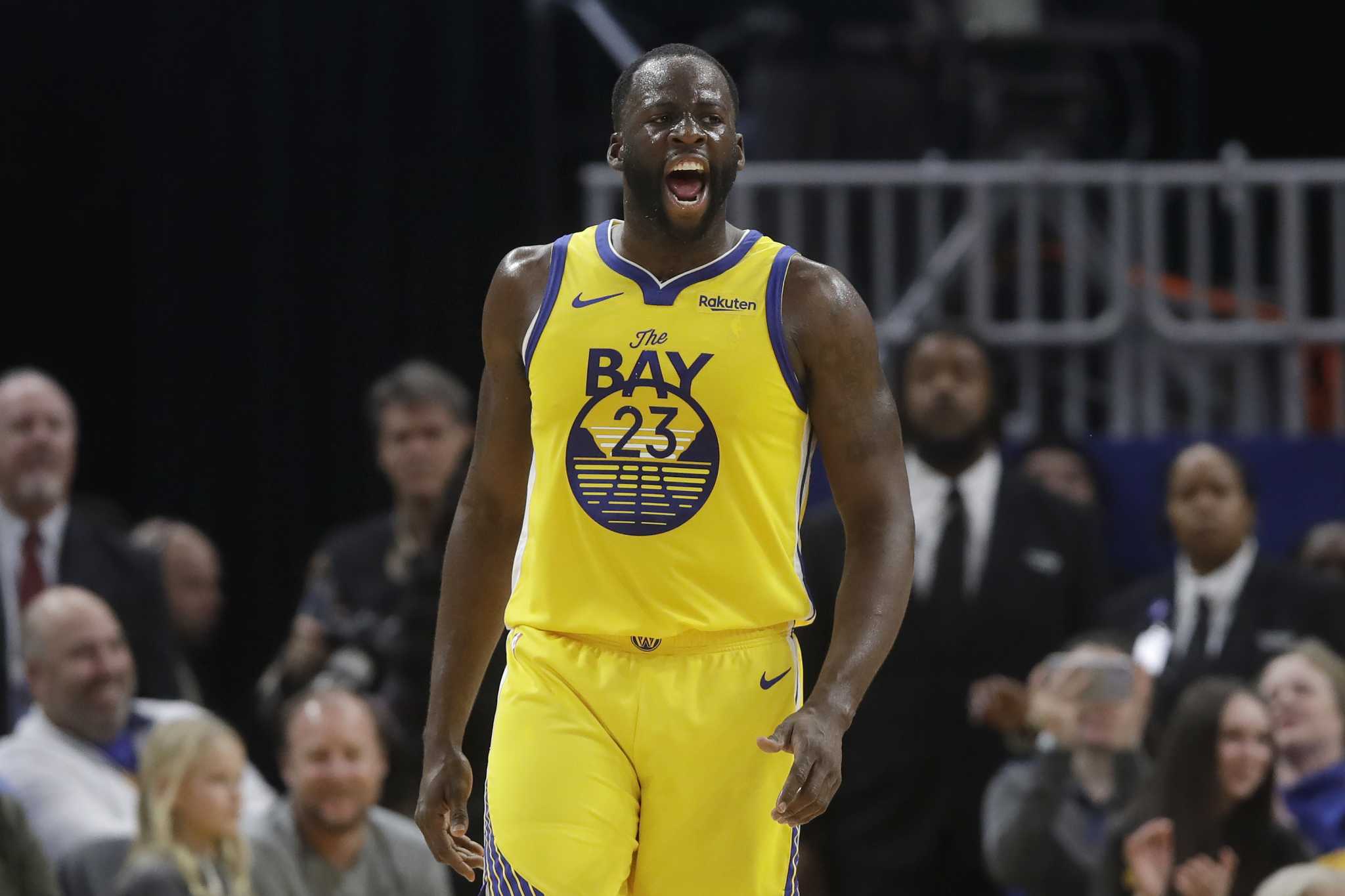 Draymond Green mocks heckling fan over 'weak a— courtside seats'