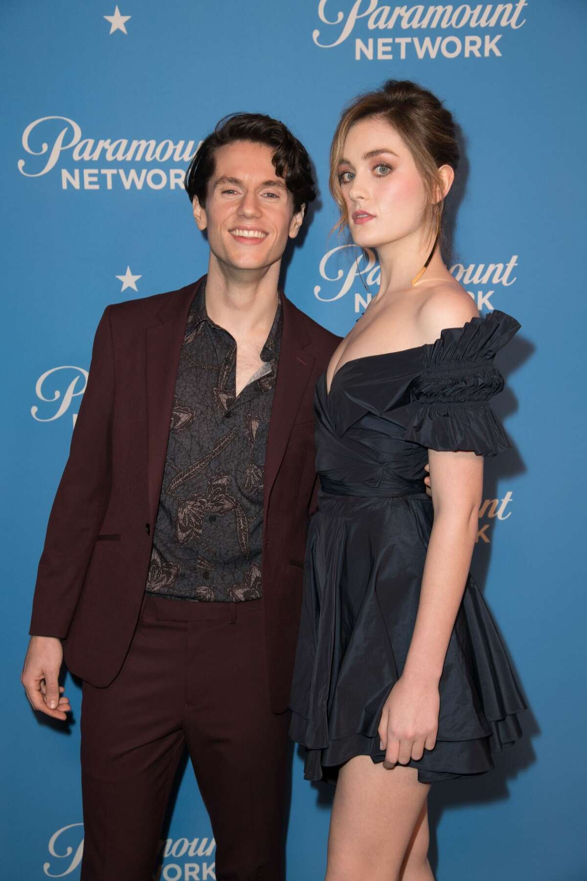 LOS ANGELES, CA - JANUARY 18: (L-R) James Scully and Grace Victoria Cox attend Paramount Network Launch Party at Sunset Tower on January 18, 2018 in Los Angeles, California. (Photo by Earl Gibson III/Getty Images)