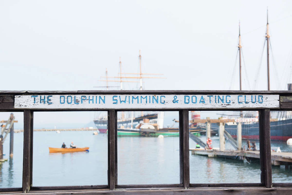 Founded in 1877, the Dolphin Club, a nonprofit organization, serves as a special community for swimmers and rowers alike.