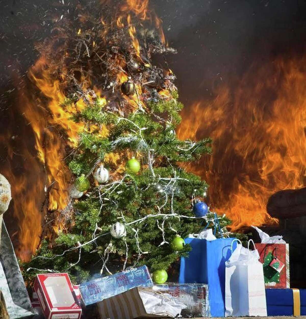 Westport, Conn., fire officials are urging residents who still have Christmas trees in their homes to get rid of them.