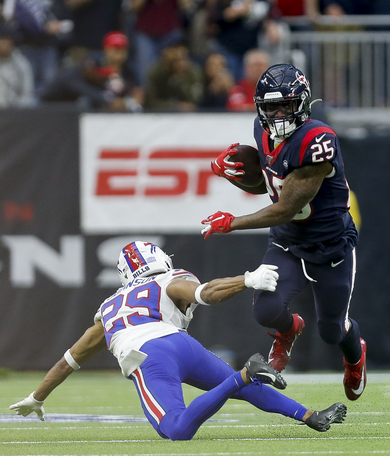 January 4, 2020: Buffalo Bills offensive guard Jon Feliciano (76) prior to  an NFL football playoff game between the Buffalo Bills and the Houston  Texans at NRG Stadium in Houston, TX. The