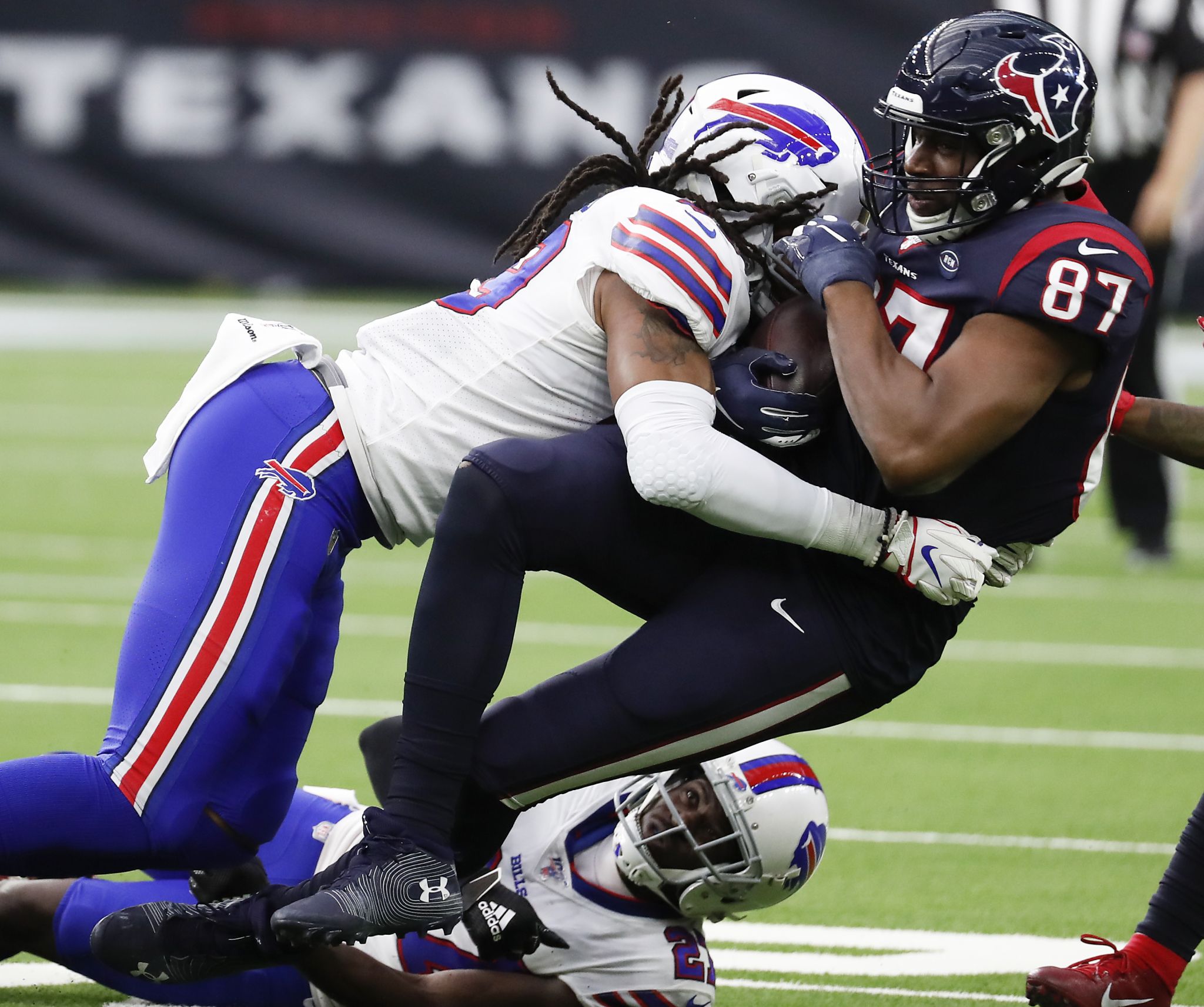 Texans rally past Bills to take playoff opener in OT