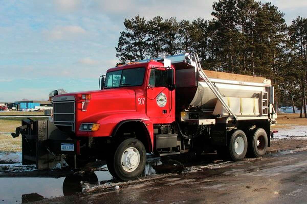 Road commission officials in Mecosta and Osceola counties are keeping an eye on their salt supply for the season as the price of road salt increased by about 15% per ton from last year. (Herald Review photo/Taylor Fussman)