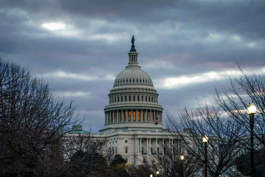 The Capitol is seen in Washington, early Monday, Jan. 6, 2020, as Congress returns to Washington to face the challenge of fallout from President Donald Trump's military strike in Iraq that killed Iranian official, Gen. Qassem Soleimani. (AP Photo/J. Scott Applewhite) Photo: J. Scott Applewhite / Associated Press / Copyright 2019 The Associated Press. All rights reserved