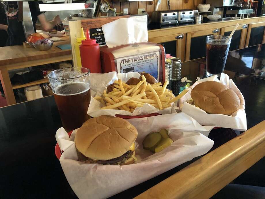 Burgers and fries at Forks Resort Restaurant in Bass Lake, Calif. Photo: Harlie W. / Yelp
