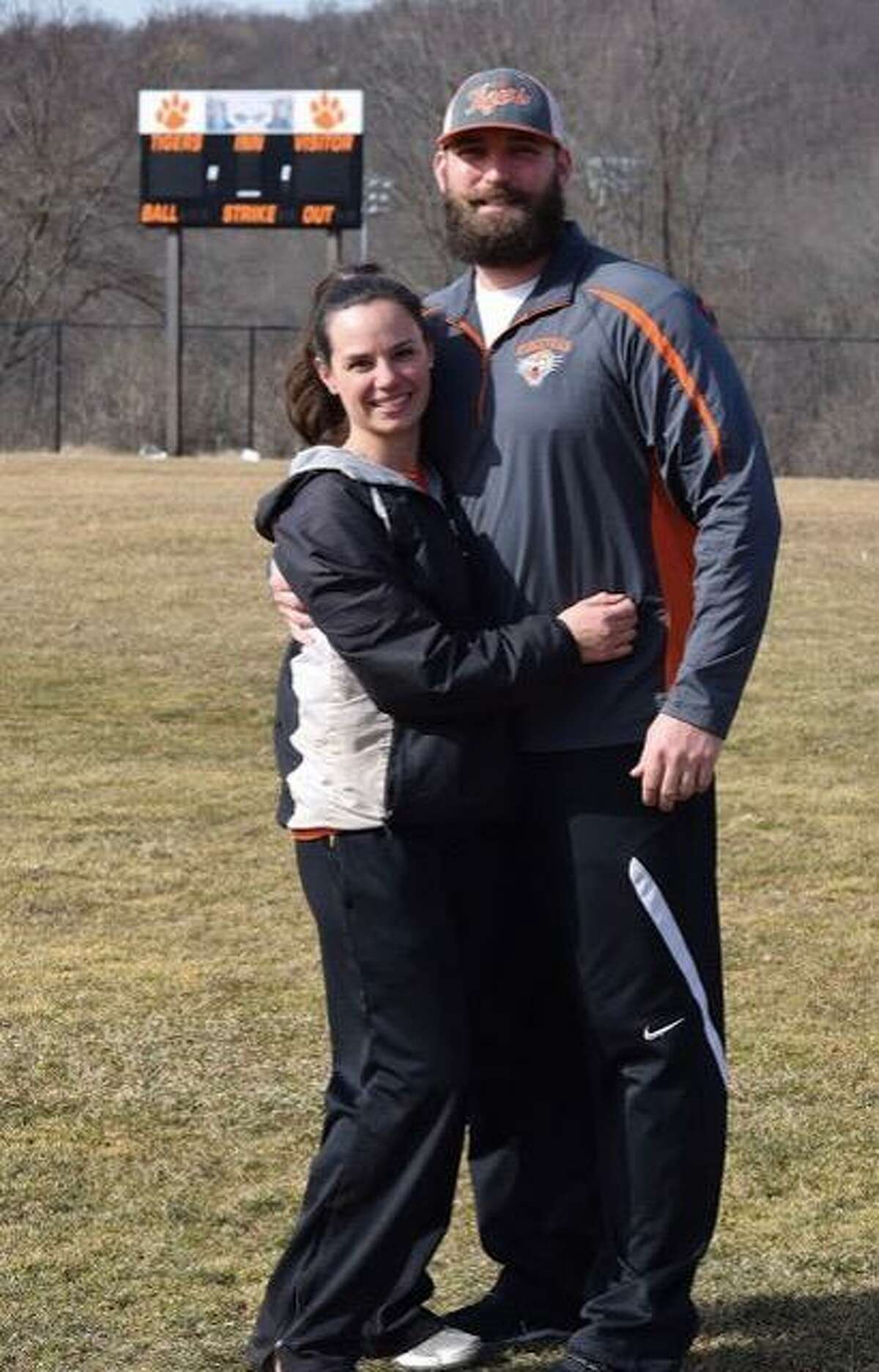 RHS Softball CoachesLauren and Ernie Greywacz.