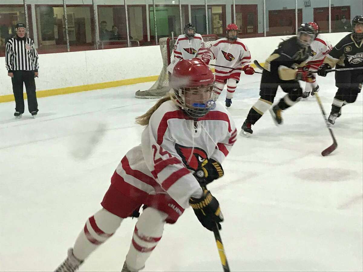 Greenwich girls hockey team shuts out Trumbull/St. Joseph