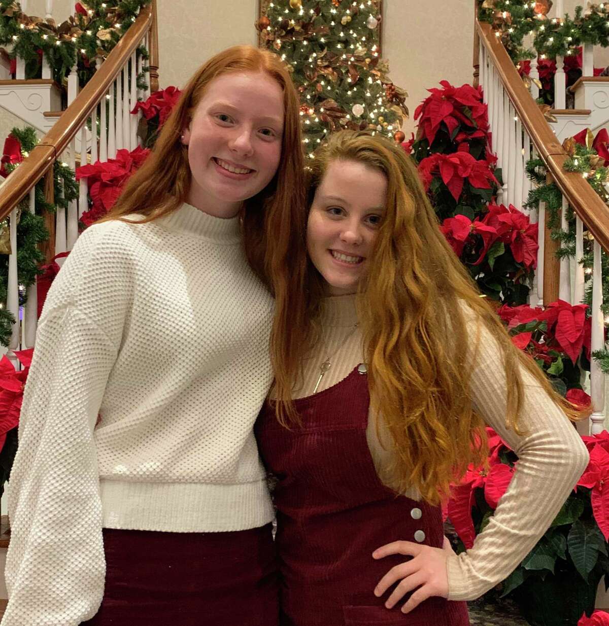 Claire Kehley and Caroline Begg received All-State swim and honors.