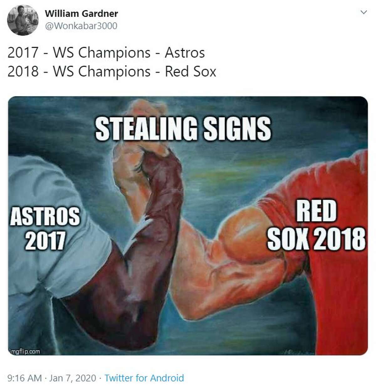 Astros Fans Shred Red Sox With Memes After Sign Stealing Scandal Broadens