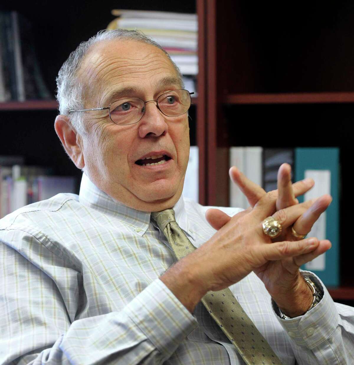 Interim Supt. Ralph Iassogna, shown here during his tenure as acting Brookfield supt.