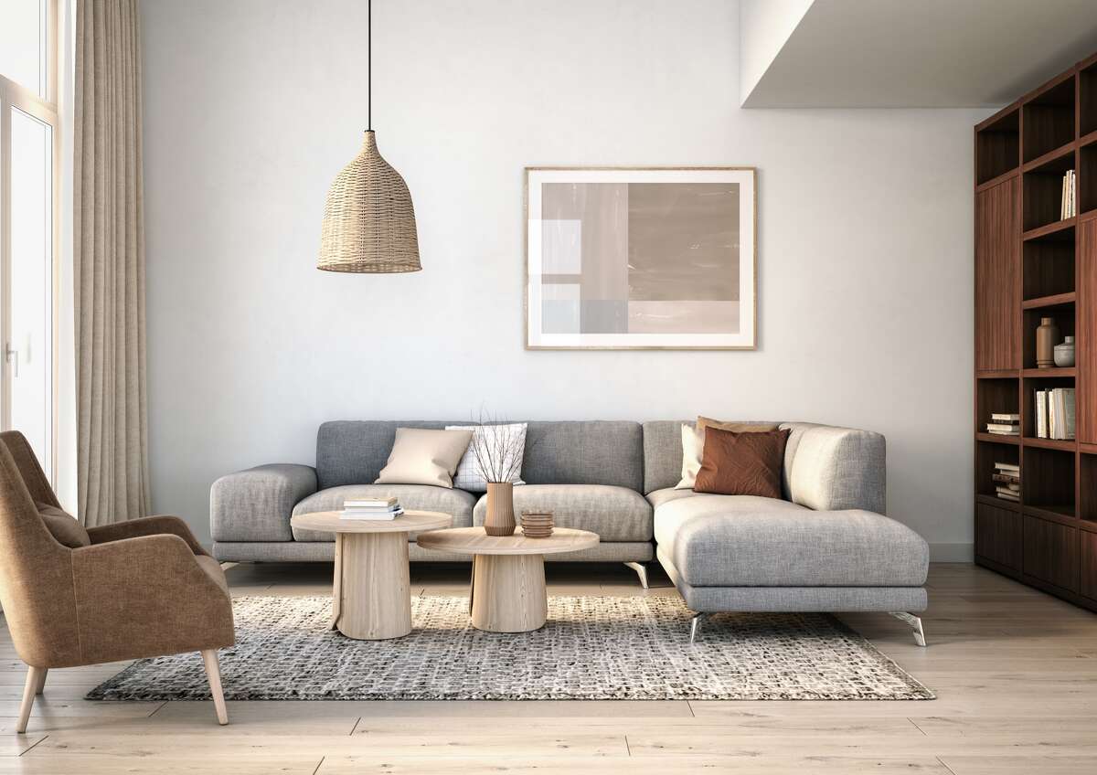Is this Scandinavian-style living room a good or bad design choice for 2020? Here's what interior designers from firms such as Modsy, Wayfair, Hygge & West and Hudson Valley Lighting Group say are the top trends for this year and beyond, as well as those that have run their course and should be avoided. (Continue through slide show.)
