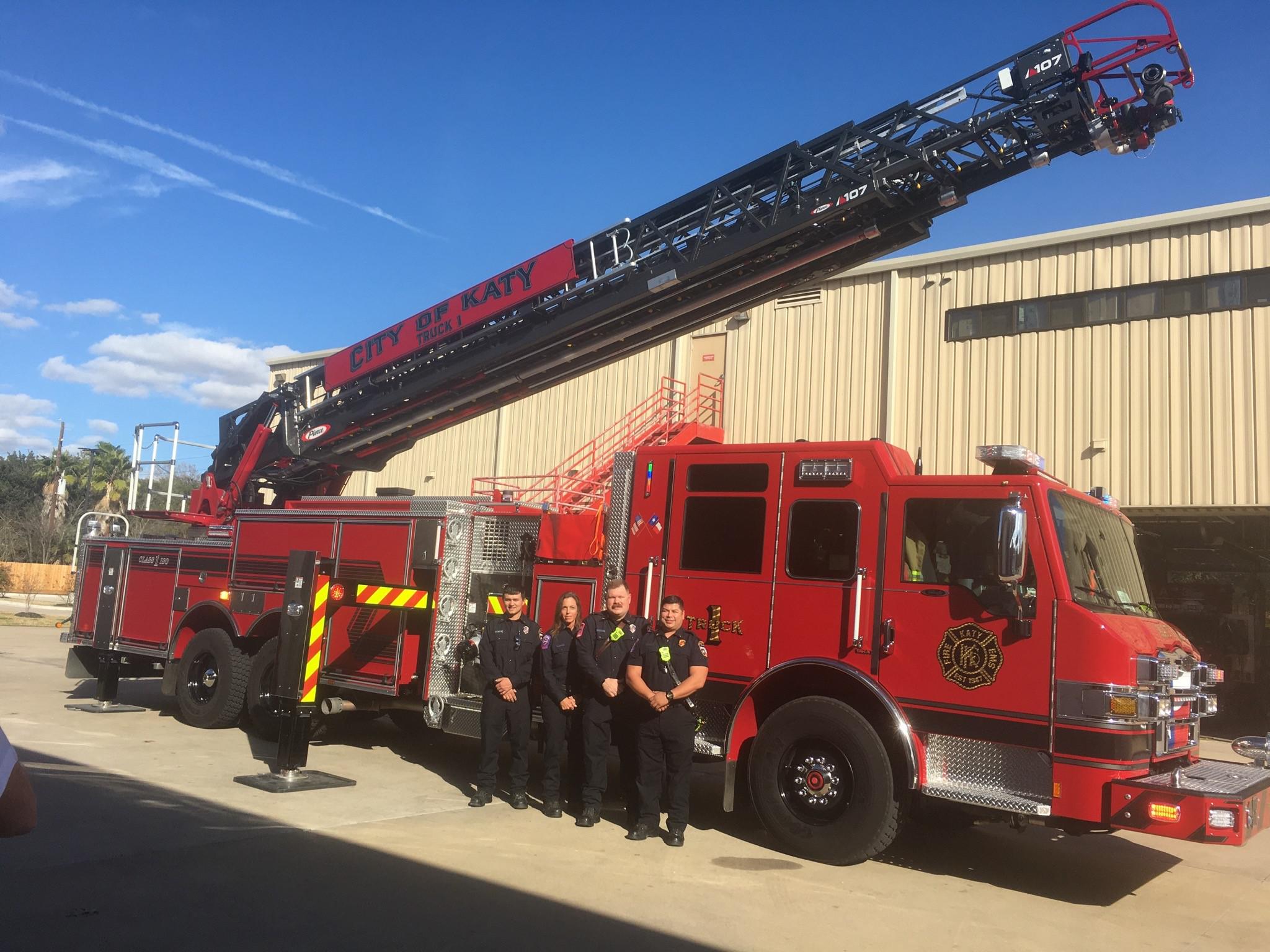 Katy FD adds new aerial ladder truck