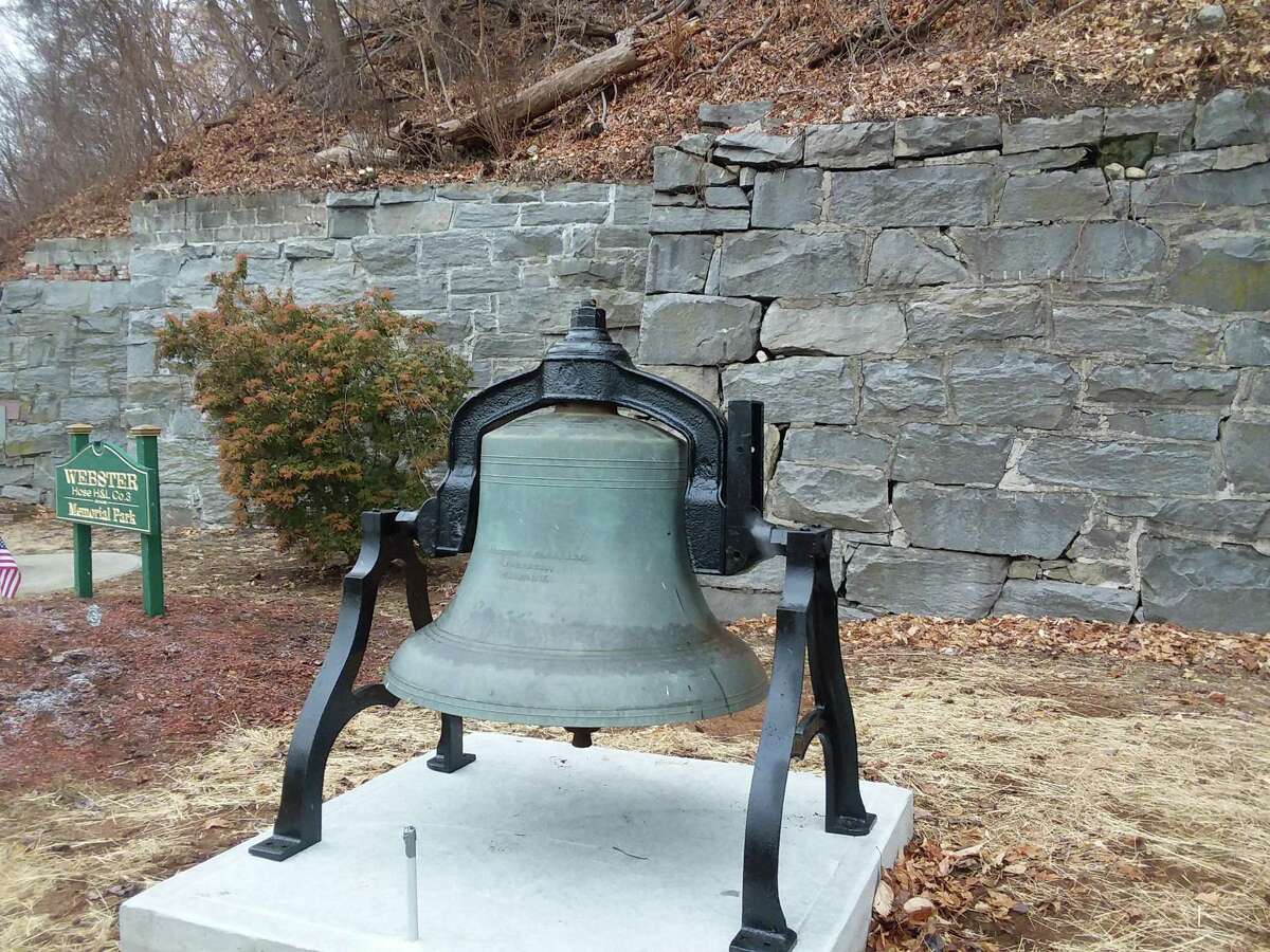 The fire bell that for 87 years adorned the top of the former Farrel Foundry on Main Street.