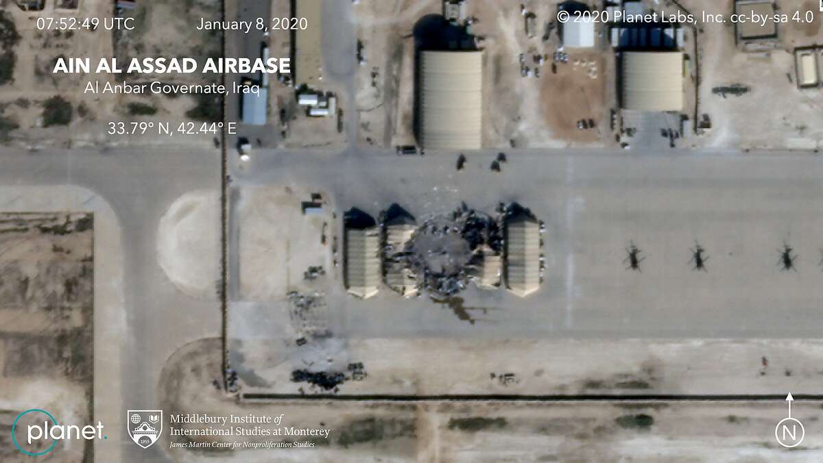 Iran missile attack on Ain alAsad air base in Iraq