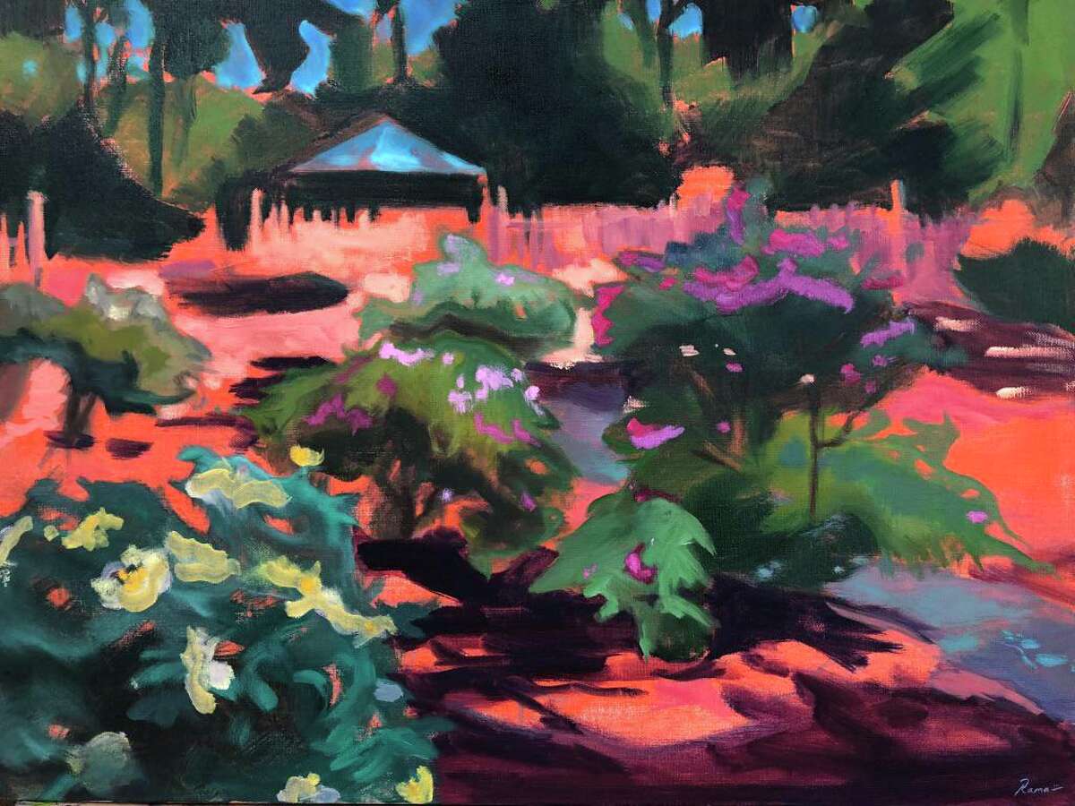 In the Heat of the Day by Wilton artist Rama Ramaswami, will be among the works of art featured in the exhibition "Winter Interlude."